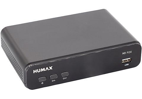 HUMAX HD FOX Satellitenreceiver (HDTV, PVR-Funktion=optional, DVB-S,  DVB-S2, Schwarz) Satellitenreceiver Ja | MediaMarkt