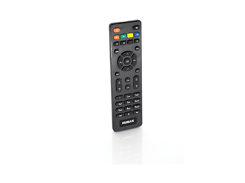 HUMAX HD FOX Satellitenreceiver (HDTV, PVR-Funktion=optional, DVB-S, DVB-S2, Schwarz)
