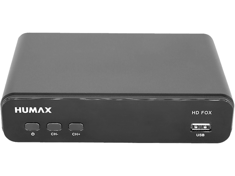 HD MediaMarkt (HDTV, HUMAX | FOX Ja DVB-S, Satellitenreceiver Satellitenreceiver PVR-Funktion=optional, DVB-S2, Schwarz)