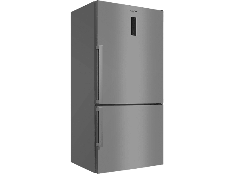 Whirlpool W84BE 72 X 2, No Frost, 186 cm, 558 l, Ancho especial 84 Gris