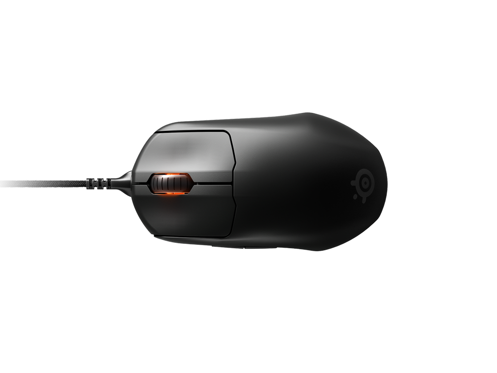 Ratón gaming - SteelSeries Prime, Por cable, USB, 50G, 18000 ppp, 1 ms, RGB, Negro