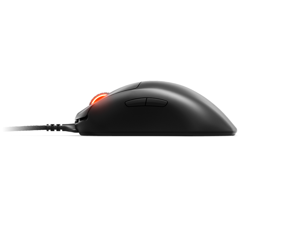 Ratón gaming - SteelSeries Prime, Por cable, USB, 50G, 18000 ppp, 1 ms, RGB, Negro