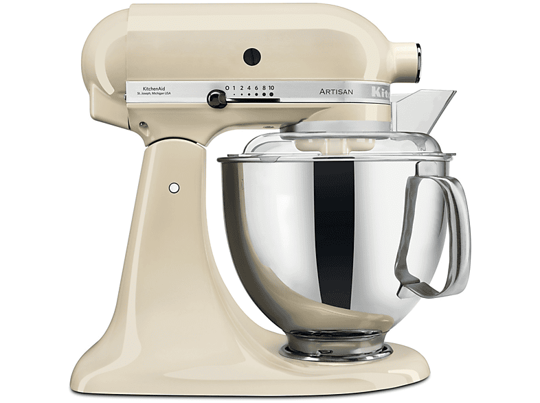 KitchenAid 5Ksm175Pseac Impastatrice Planetaria, 300 W, capacità ciotola 4,8 l, Crema