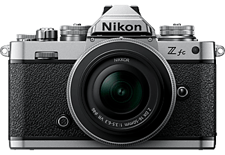 NIKON Z fc Body + NIKKOR Z DX 16-50mm f/3.5-6.3 VR - Systemkamera Schwarz/Silber