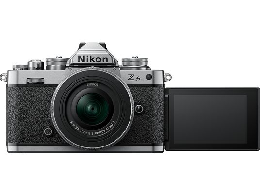 NIKON Z fc Body + NIKKOR Z DX 16-50mm f/3.5-6.3 VR + NIKKOR Z DX 50-250mm f/4.5-6.3 VR - Appareil photo à objectif interchangeable Noir/Argent