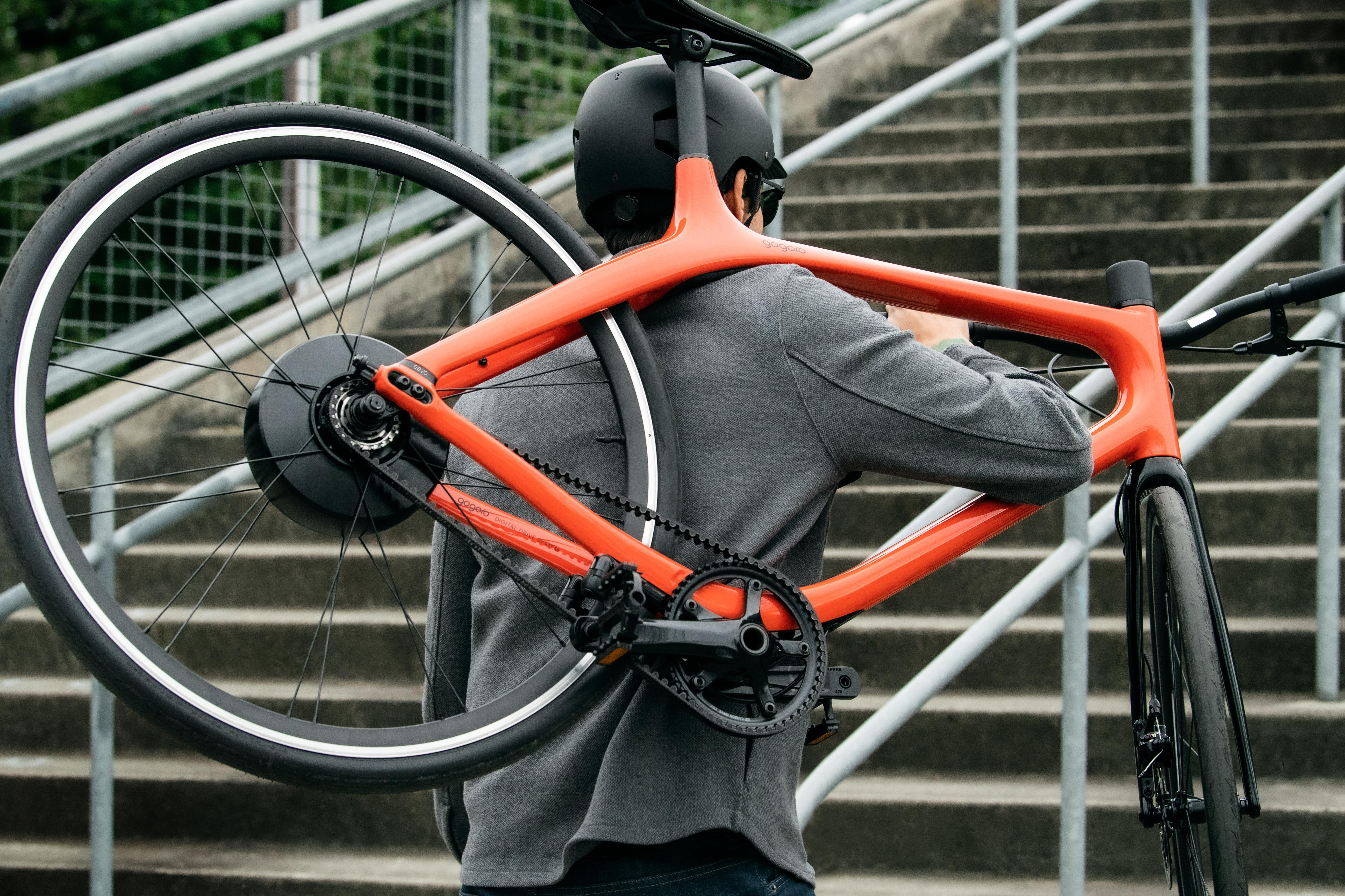 GOGORO EEYO 1 ORANGE180 Citybike (Laufradgröße: 28 Zoll, Herren-Rad, 123 Wh, Orange)
