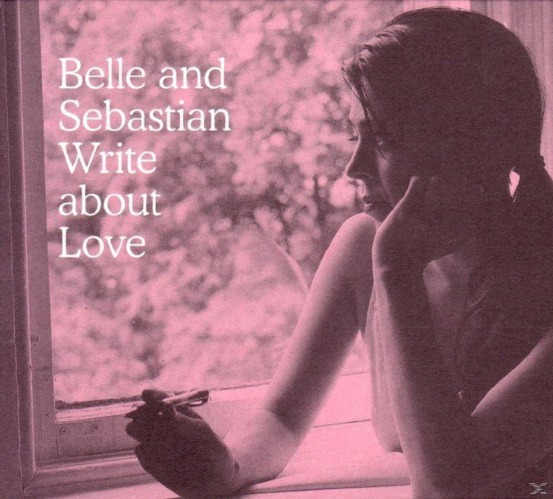 Albumcover für Belle and Sebastians 'Write About Love'. Eine Frau schaut aus dem Fenster.