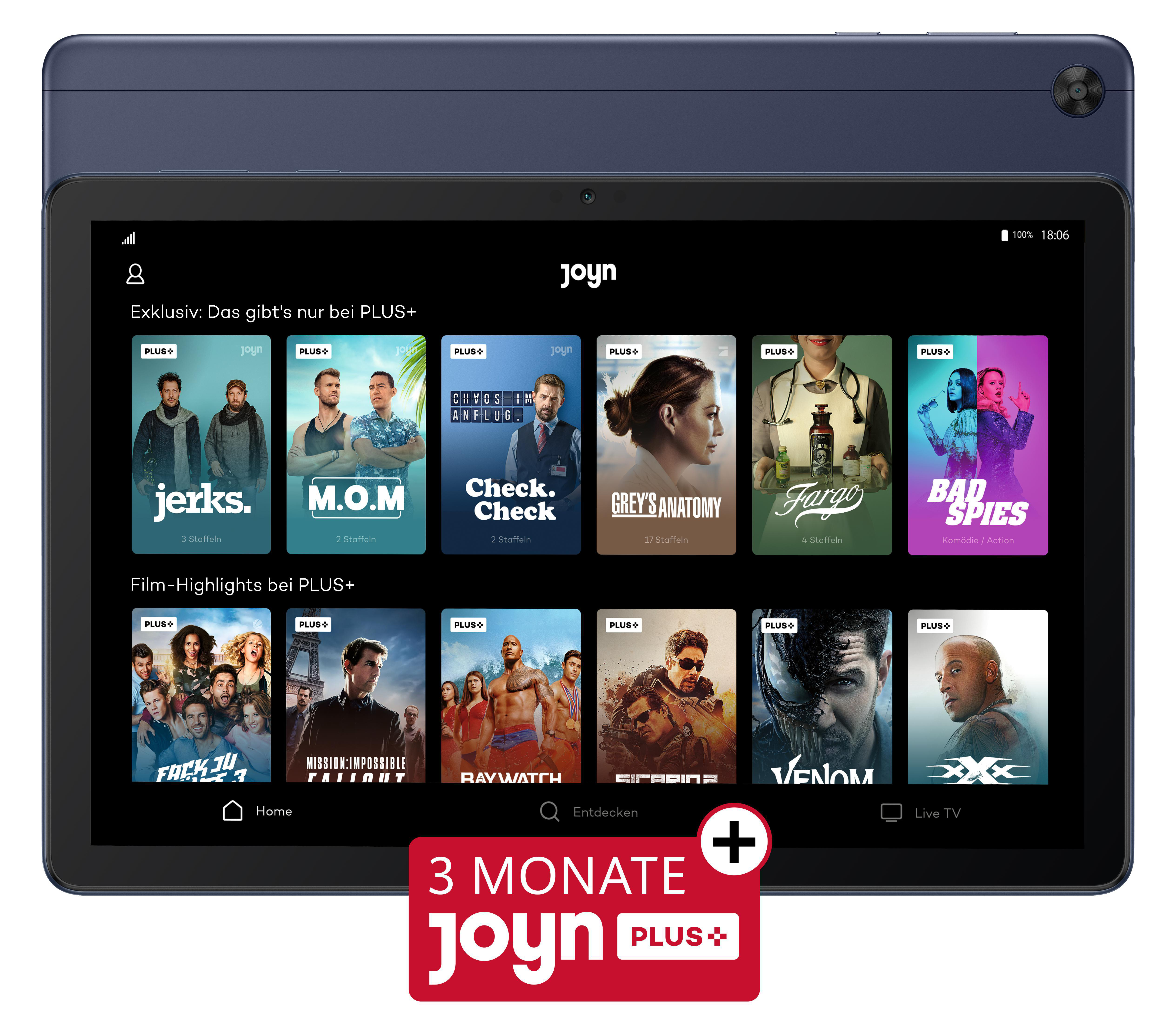 HUAWEI MatePad T 10 Wi-Fi, Tablet, 32 GB, 9,7 Zoll, Deepsea Blue