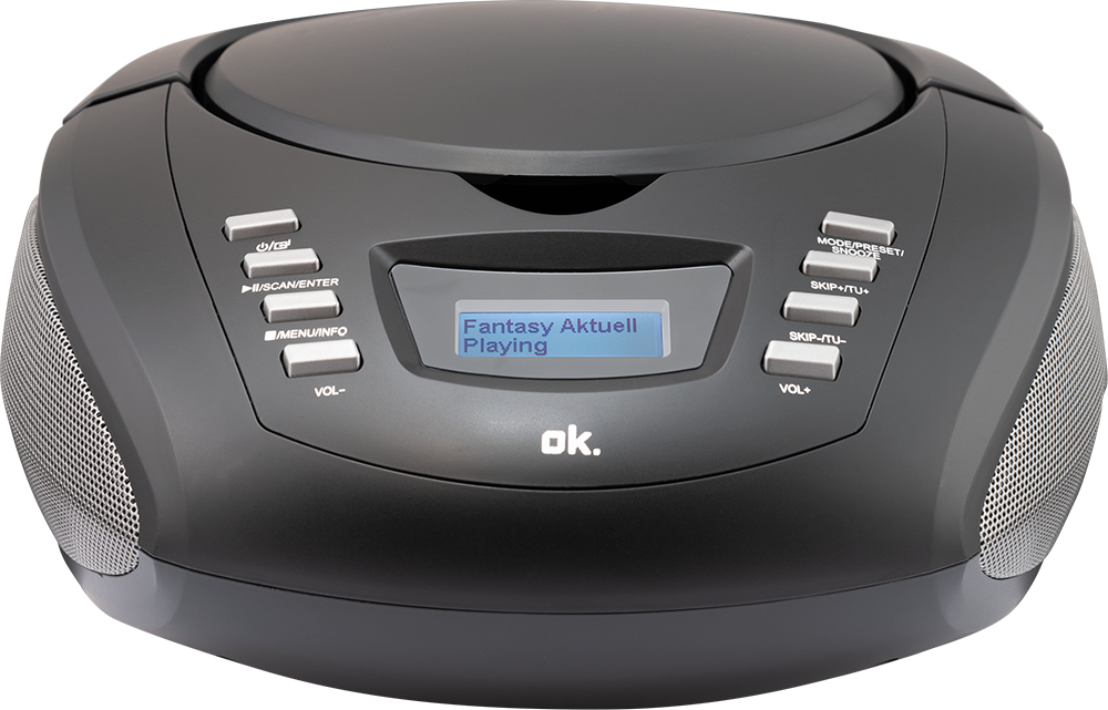 Ok . Orc 230 Dab-radio Zwart