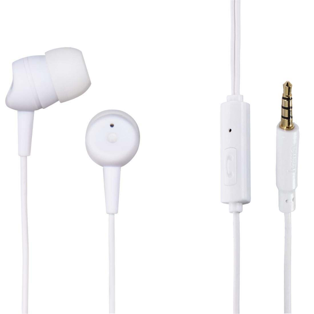 HAMA Basic4Phone, In-ear Kopfhörer Weiß