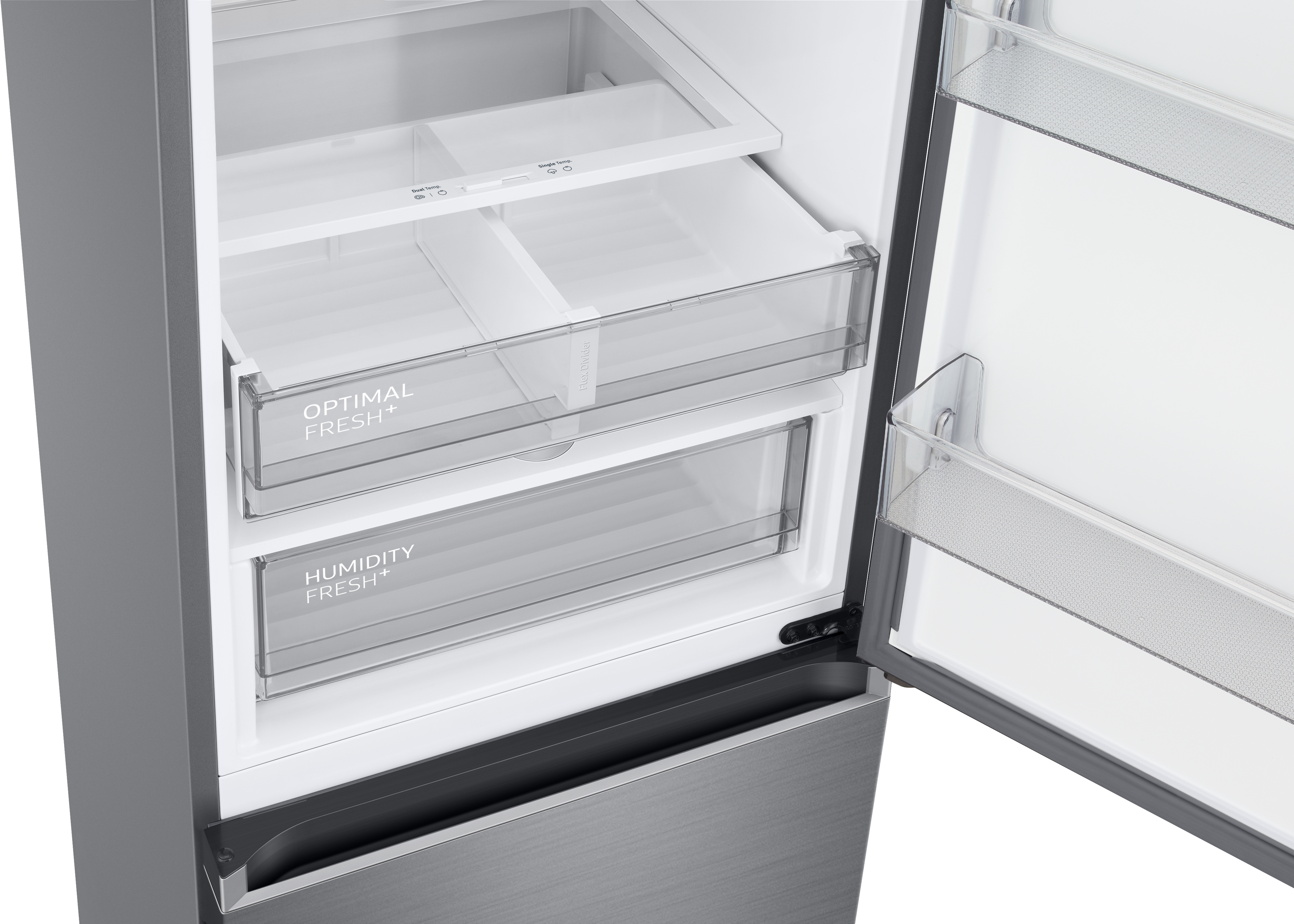 SAMSUNG RL 38 A7763SR/EG Kühlgefrierkombination (C, 387 l, 2030 mm hoch, Edelstahl)