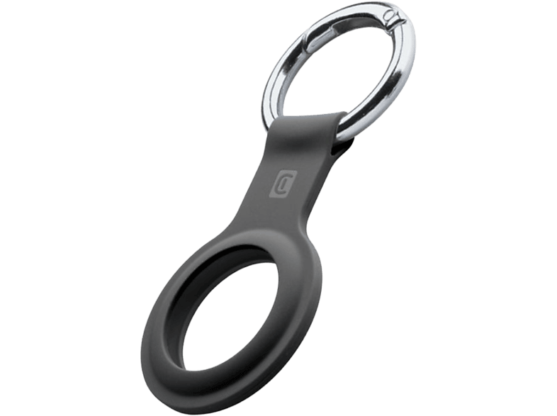 Llavero - CellularLine AIRTAGKEYRINGK, Para AirTag, Negro