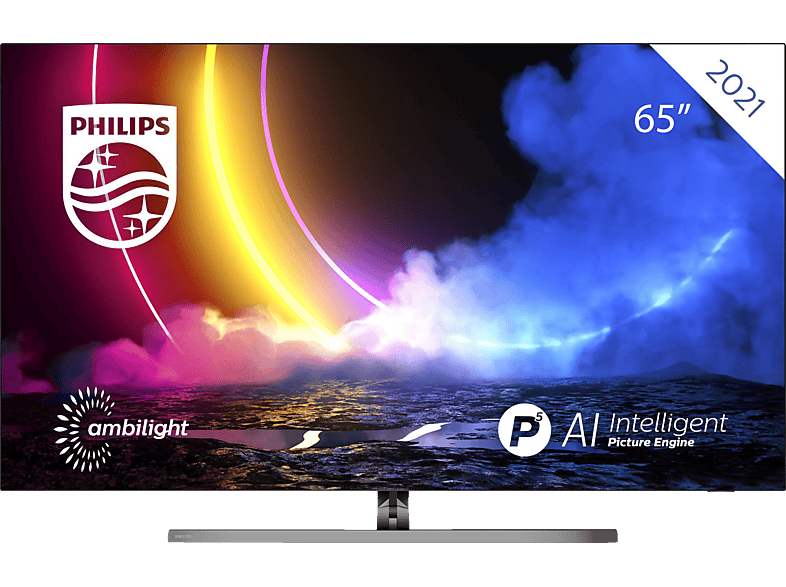 PHILIPS 65OLED856/12 OLED TV (Flat, 65 Zoll / 164 cm, UHD 4K, SMART TV