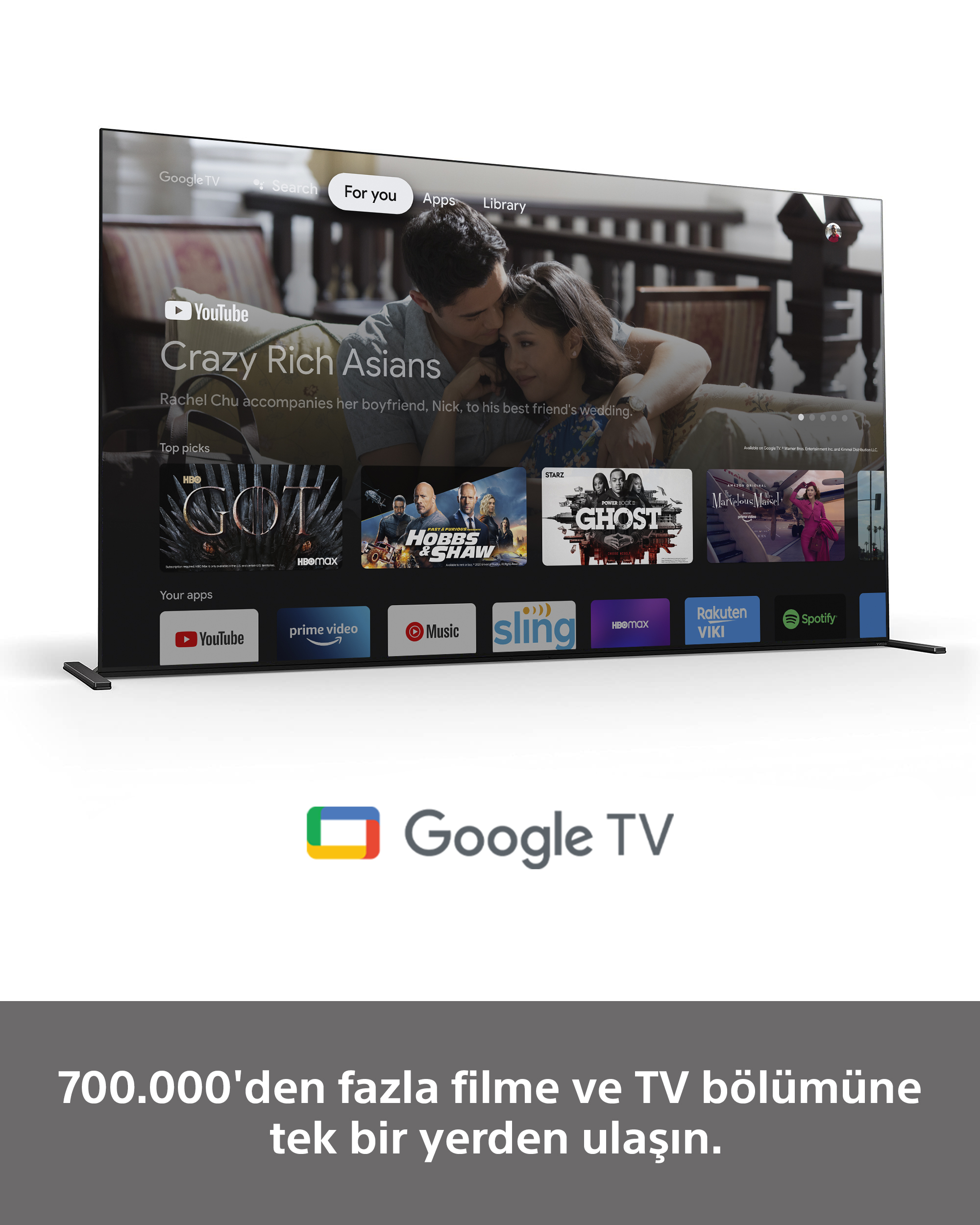 SONY BRAVIA XR75X90J 75'' 189 Ekran Uydu Alıcılı Google Smart 4K