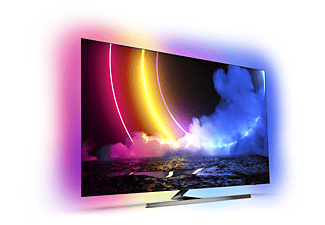 PHILIPS 55OLED856/12 OLED TV (Flat, 55 Zoll / 139 cm, UHD 4K, SMART TV, Ambilight, Android TV™ 10 (Q))