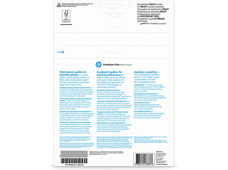 HP Premium Plus Fotopapier seidenmatt A4 CR673A — Foto 4 von 5