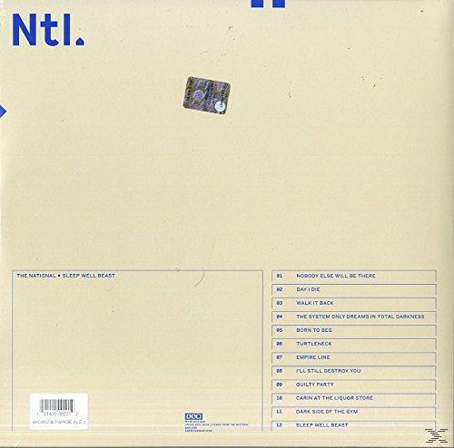 Vinil album számlistával. A cím: Sleep Well Beast, a The National.