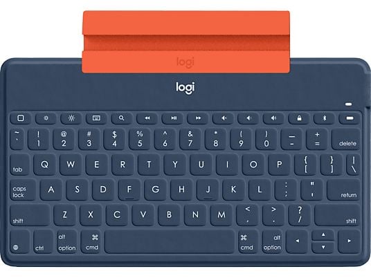 LOGITECH Keys-To-Go (CH) - Tastiera Bluetooth (Blu classico/Arancione)