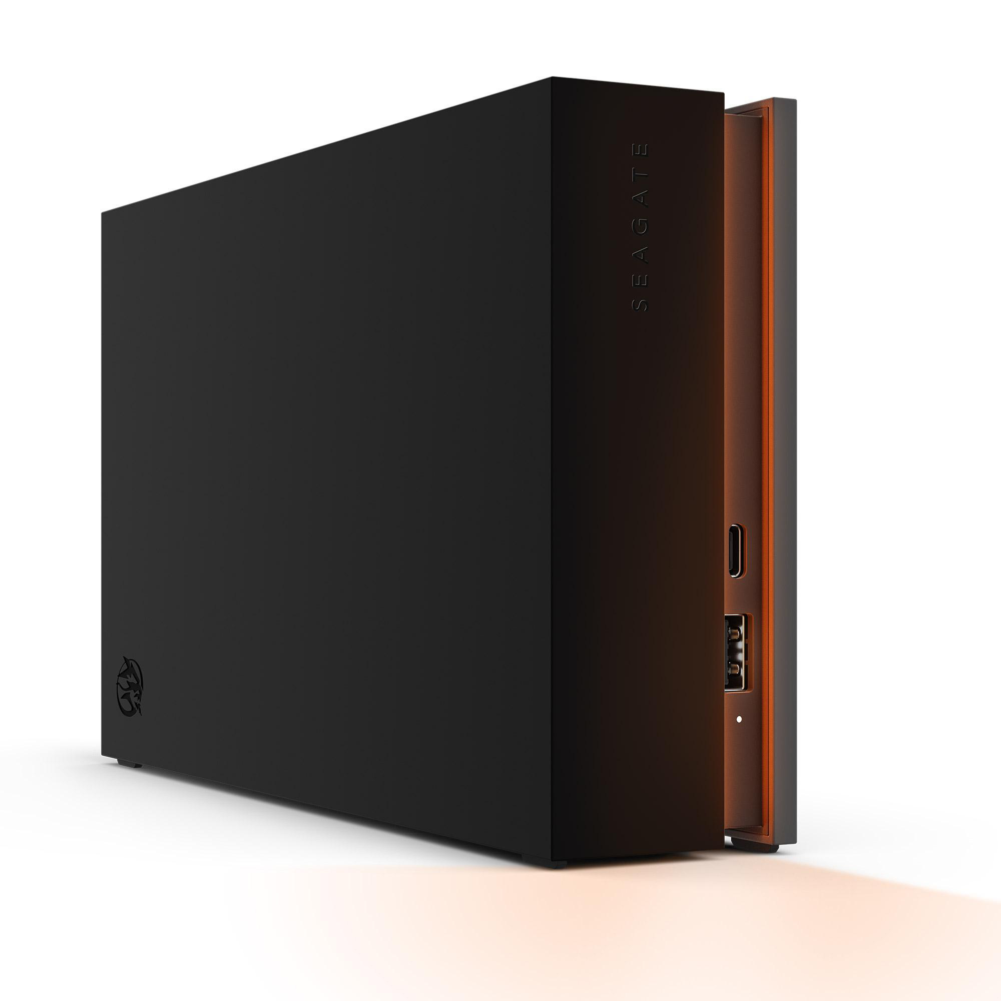 SEAGATE FireCuda Gaming Hub Festplatte, 8 TB HDD, 3,5 Zoll, extern, Schwarz