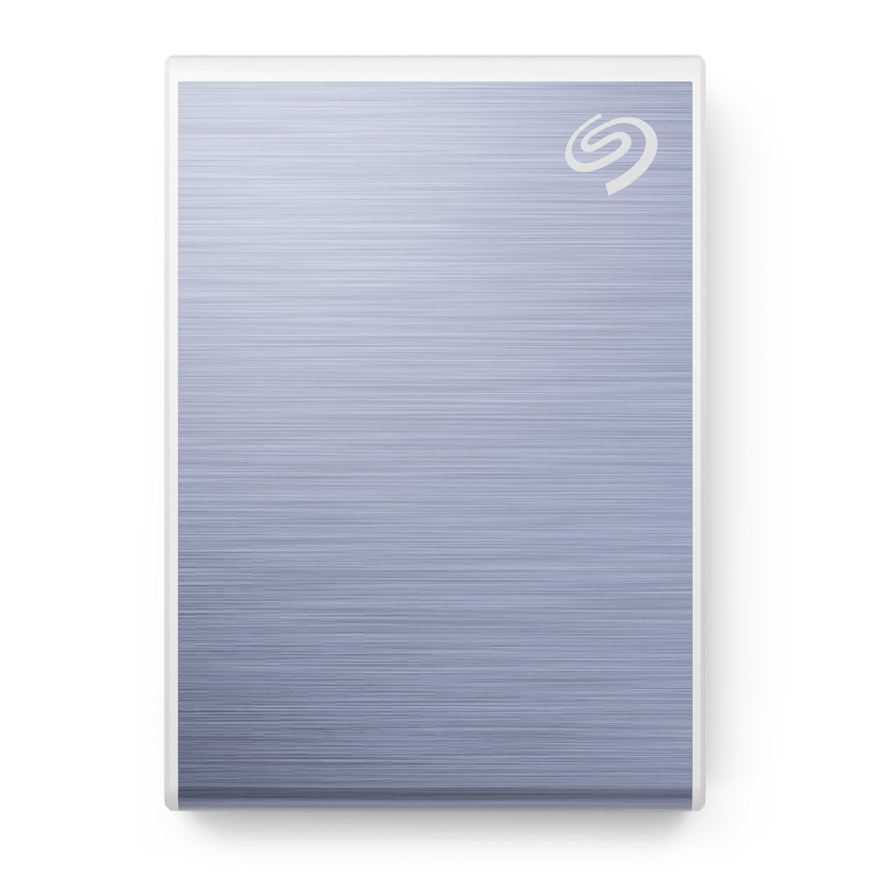 SEAGATE STKG500400 ONE TOUCH SSD, bis SSD, extern, GB Festplatte, zu Zoll, Blue MB/s, 1.030 2,5 500
