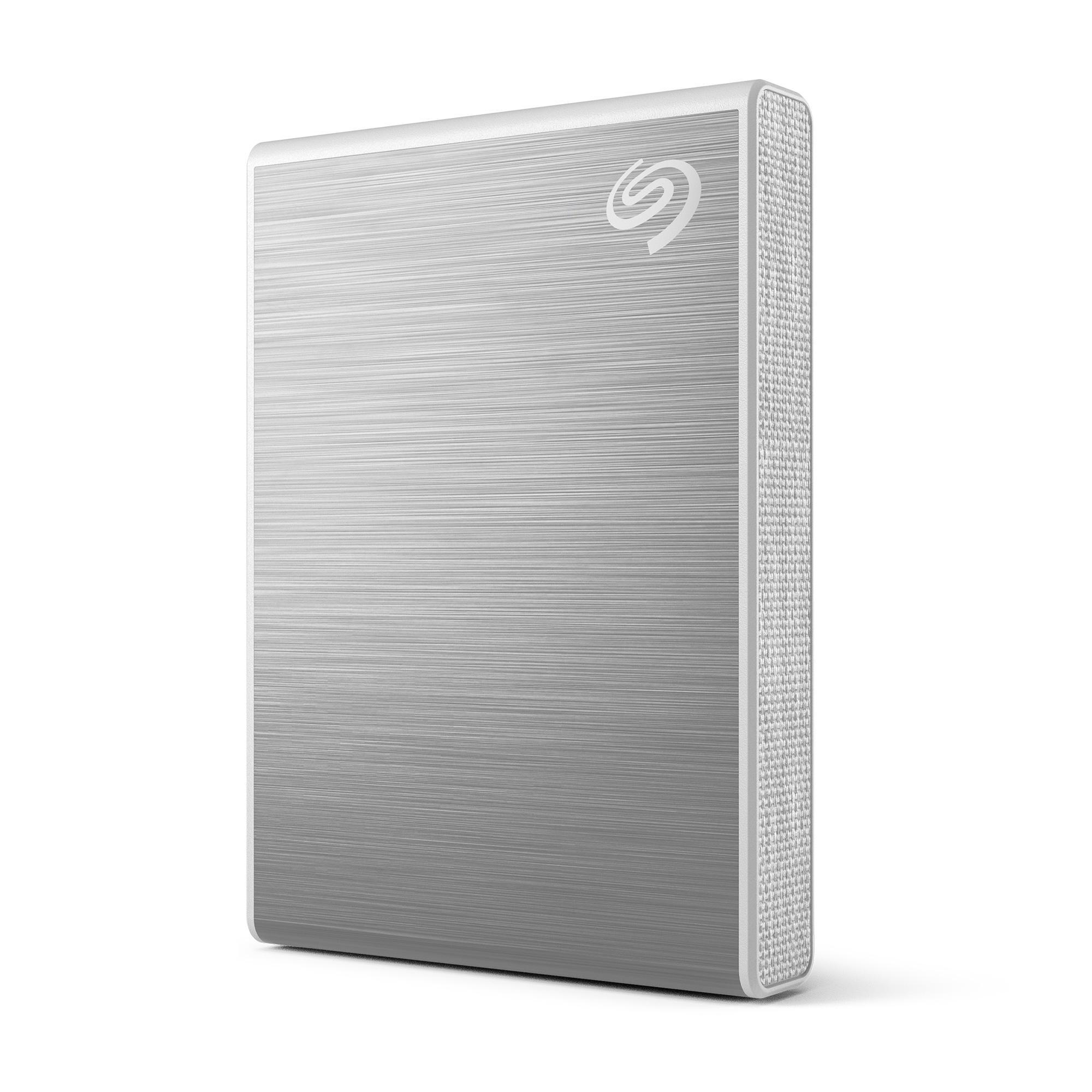 SEAGATE STKG500400 ONE TOUCH SSD, bis zu 1.030 MB/s, Festplatte, 1 TB SSD, 2,5 Zoll, extern, Silver