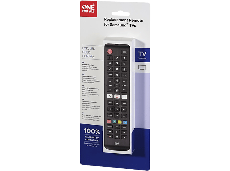 Mando a distancia universal para televisores SAMSUNG SMART LCD/LED