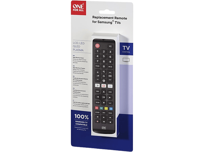 Mando A Distancia Universal Televisores Samsung - SYMDSAMSUNG SYTECH, Negro