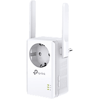 Amplificador WiFi | Extensor de Cobertura Wi-Fi, 300 Enchufe, 2 Antenas, Blanco