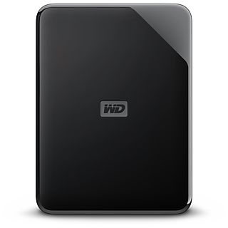 Disco duro externo 5 TB - WD Elements SE, Portátil, HDD, USB 2.0 y 3.0, WD Discovery, Con formato NTFS, Negro