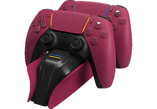 SNAKEBYTE PS5 TWIN:CHARGE 5™, Ladestation für PS5 Controller, Rot/Schwarz