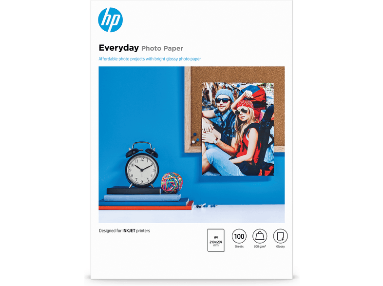 HP Everyday Fotopapier A4 glänzend 100 Blatt — Foto 4 von 5