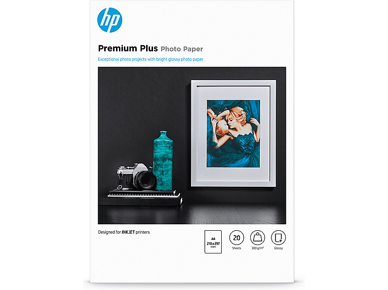 HP Premium Plus Fotopapier glänzend A4 CR672A — Foto 5 von 5