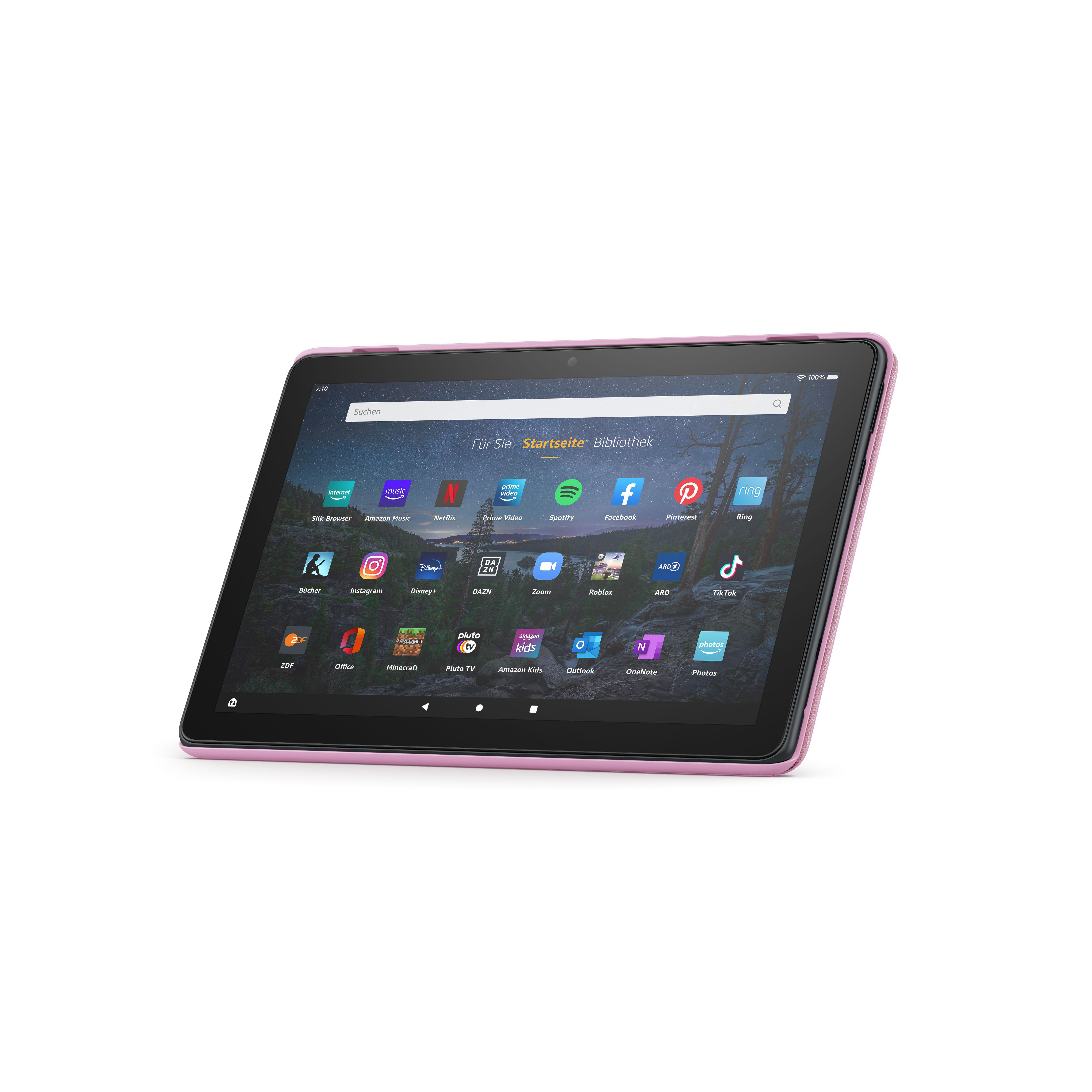 AMAZON Fire HD 10, Bookcover, Amazon, Fire HD 10-Tablet (kompatibel mit Tablets der 11. Generation, 2021), Lavendel