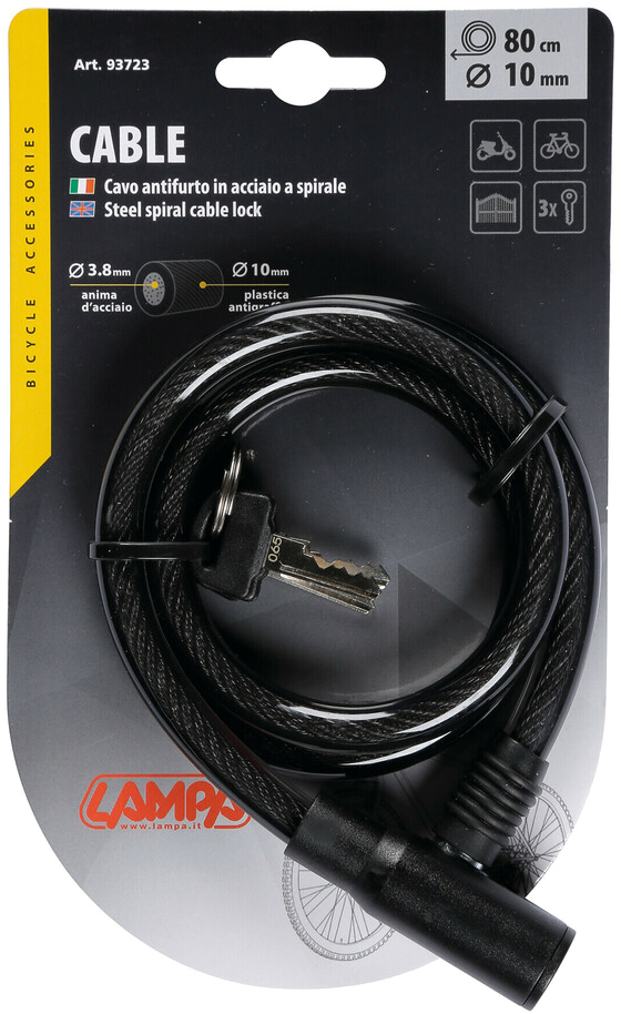 LAMPA 193723 Kábelzár, 80cm, 10mm