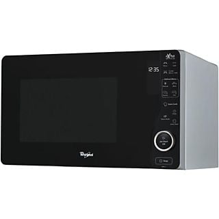 Microondas con grill - Whirlpool MWF421SL, 800W, 6 niveles, Función descongelación, 25 l, Negro