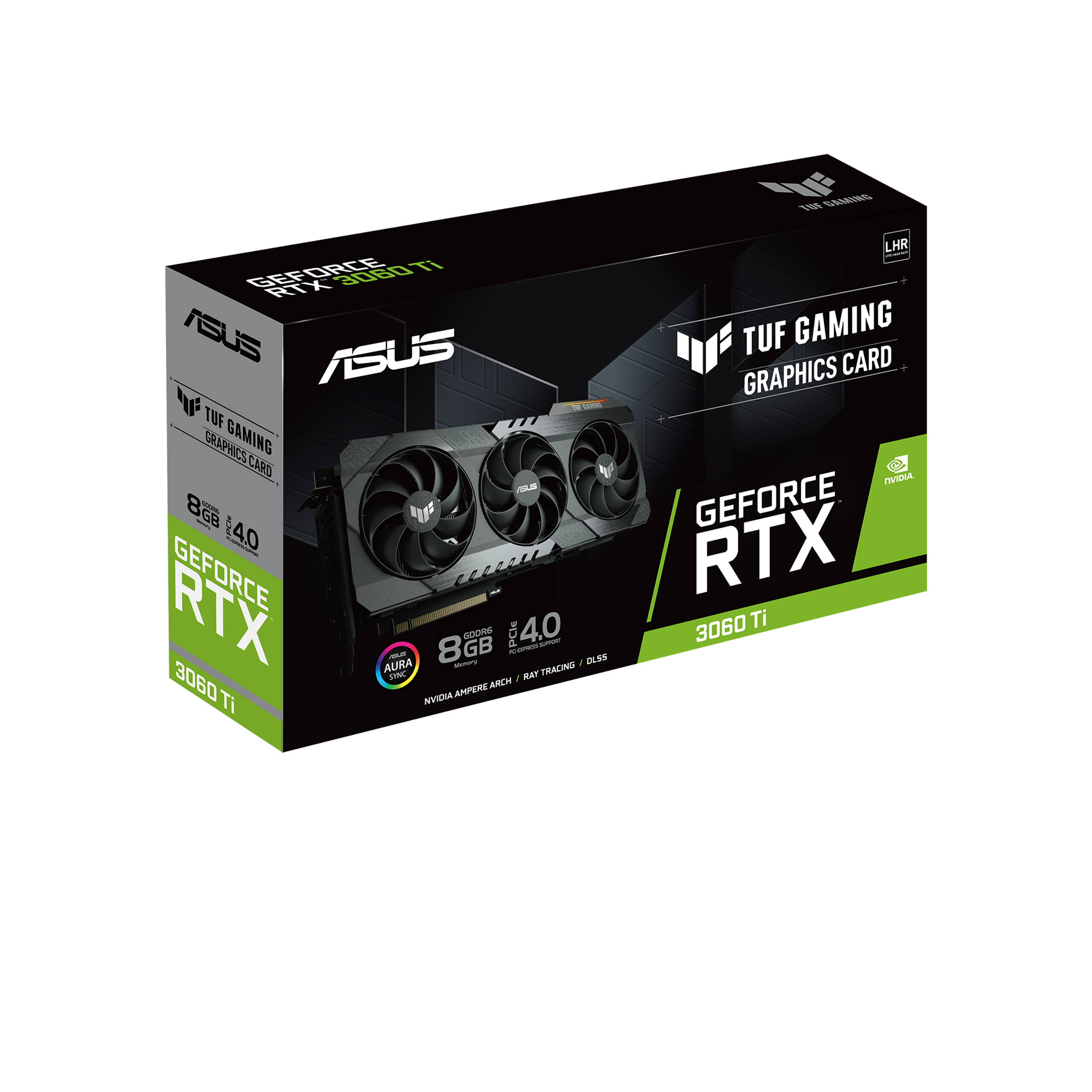 ASUS GeForce RTX™ 3060 Ti 8GB (NVIDIA, V2 TUF Grafikkarte) LHR Gaming (90YV0G1B-M0NA00)