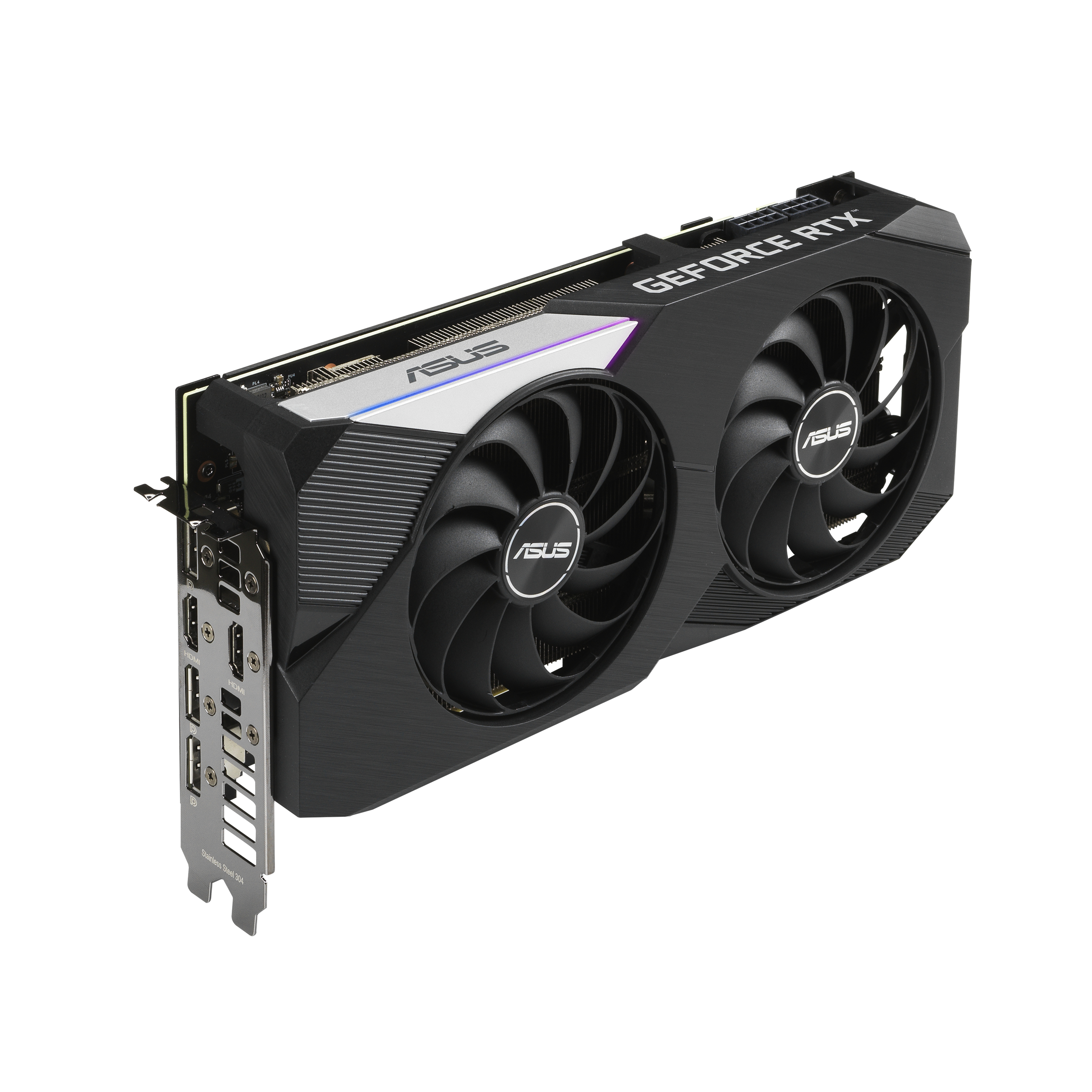 ASUS GeForce RTX™ 3070 Dual 8GB V2 LHR (90YV0FQD-M0NA00) (NVIDIA, Grafikkarte)