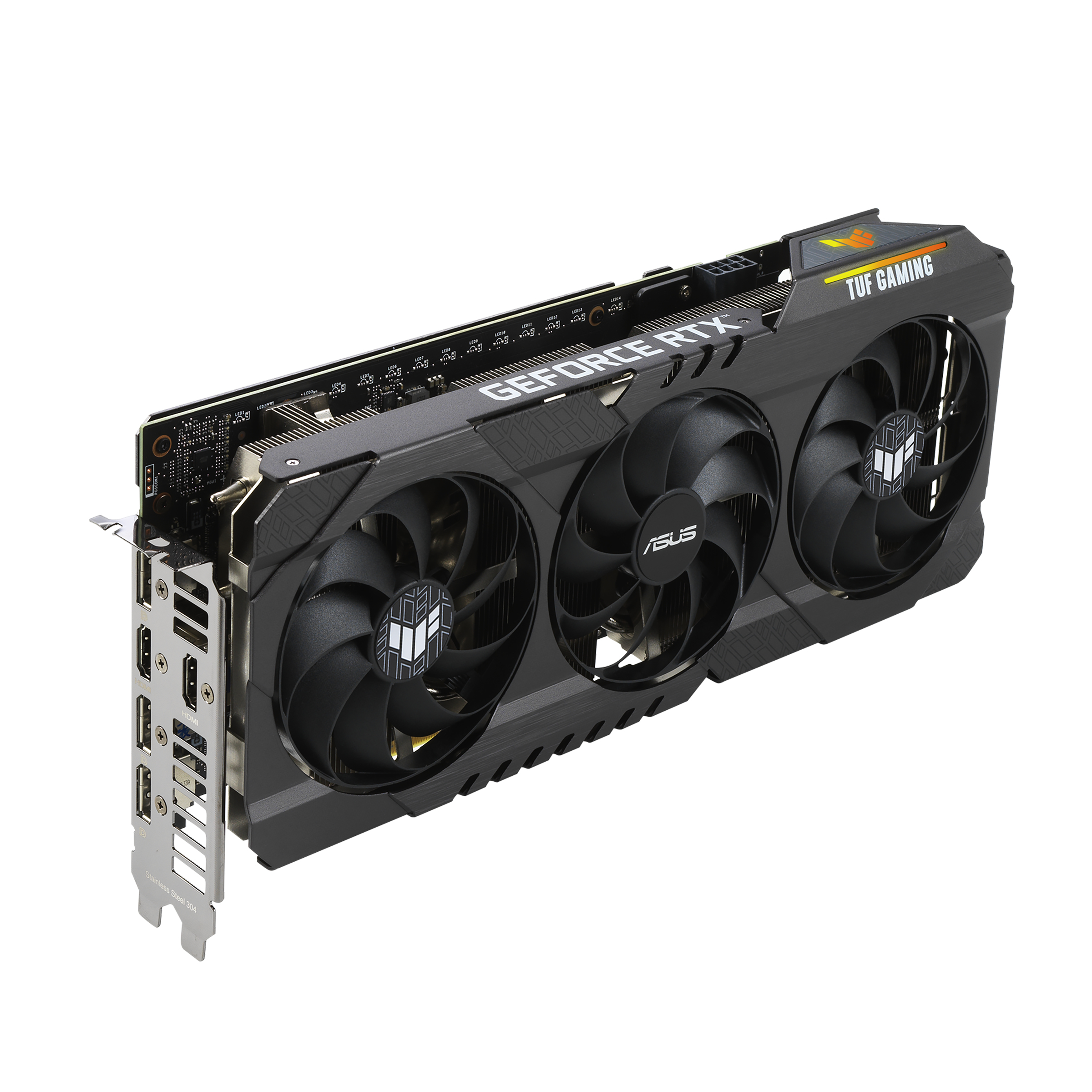 ASUS GeForce RTX™ 3060 TUF Gaming OC 12GB V2 LHR (90YV0GC0-M0NA10) (NVIDIA, Grafikkarte)