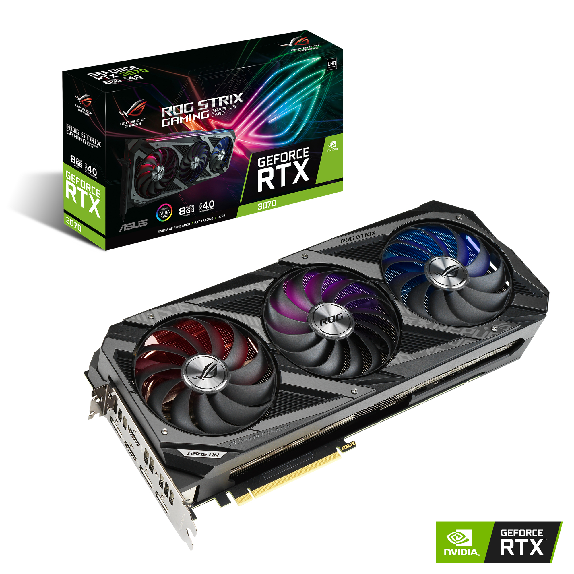 8GB 3060 (NVIDIA, ROG GeForce Gaming ASUS RTX™ (90YV0G04-M0NA00) Strix LHR V2 Grafikkarte) Ti