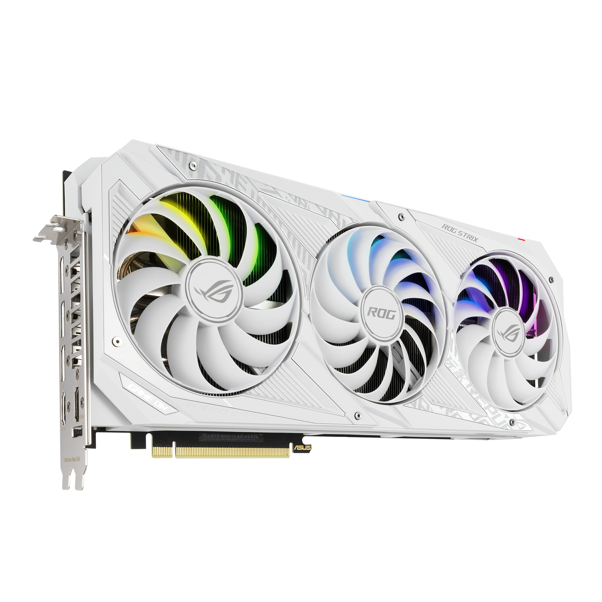 ASUS GeForce RTX™ 3080 ROG Strix Gaming OC White 10GB V2 LHR (90YV0FAA-M0NM00) (NVIDIA, Grafikkarte)