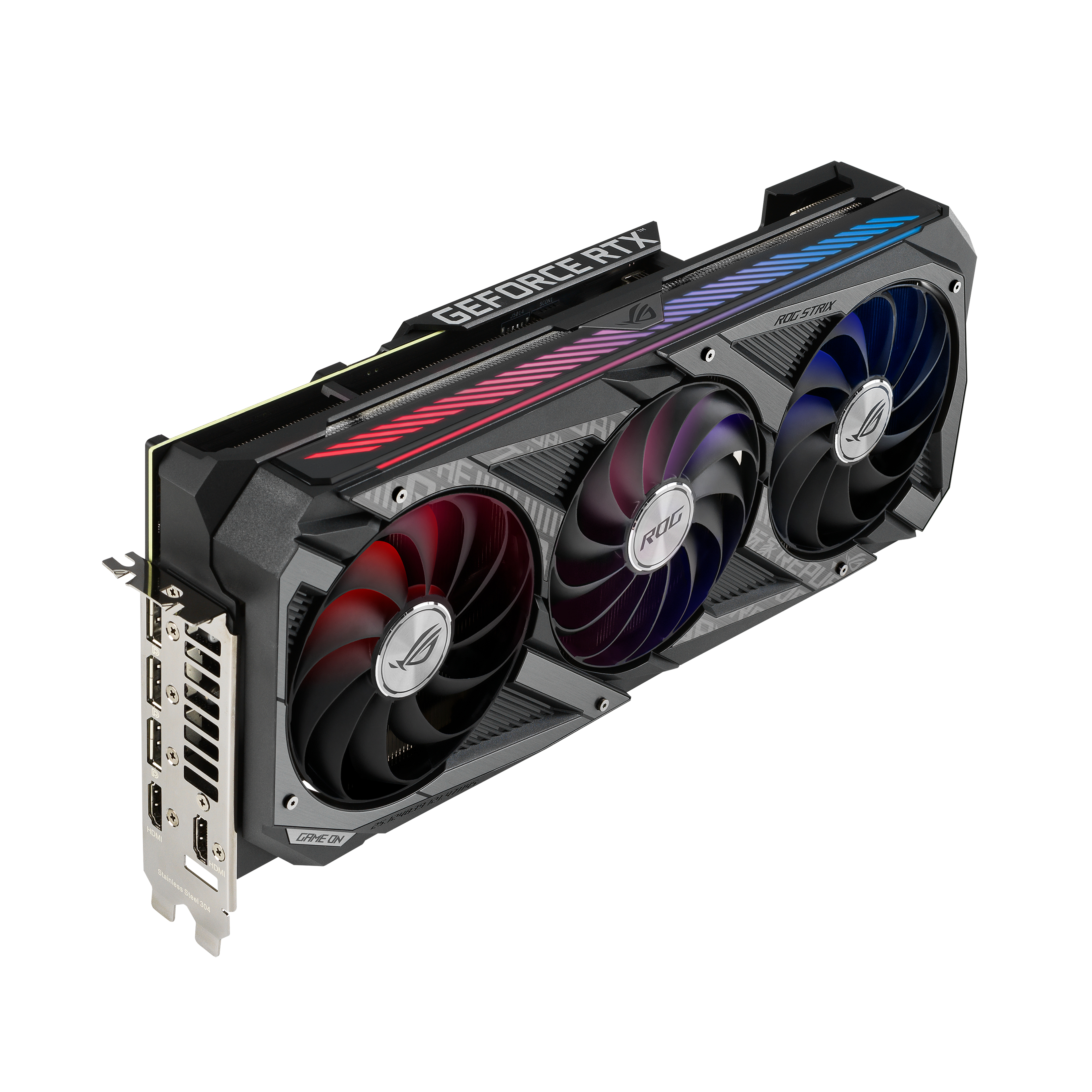 ASUS GeForce RTX™ 3080 ROG 10GB Gaming OC V2 (90YV0FA7-M0NM00) LHR (NVIDIA, Strix Grafikkarte)