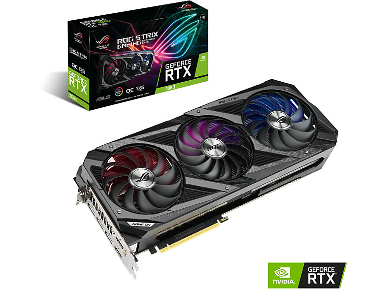 ASUS GeForce RTX™ 3080 ROG Strix Gaming OC 10GB V2 LHR (90YV0FA7-M0NM00 ...