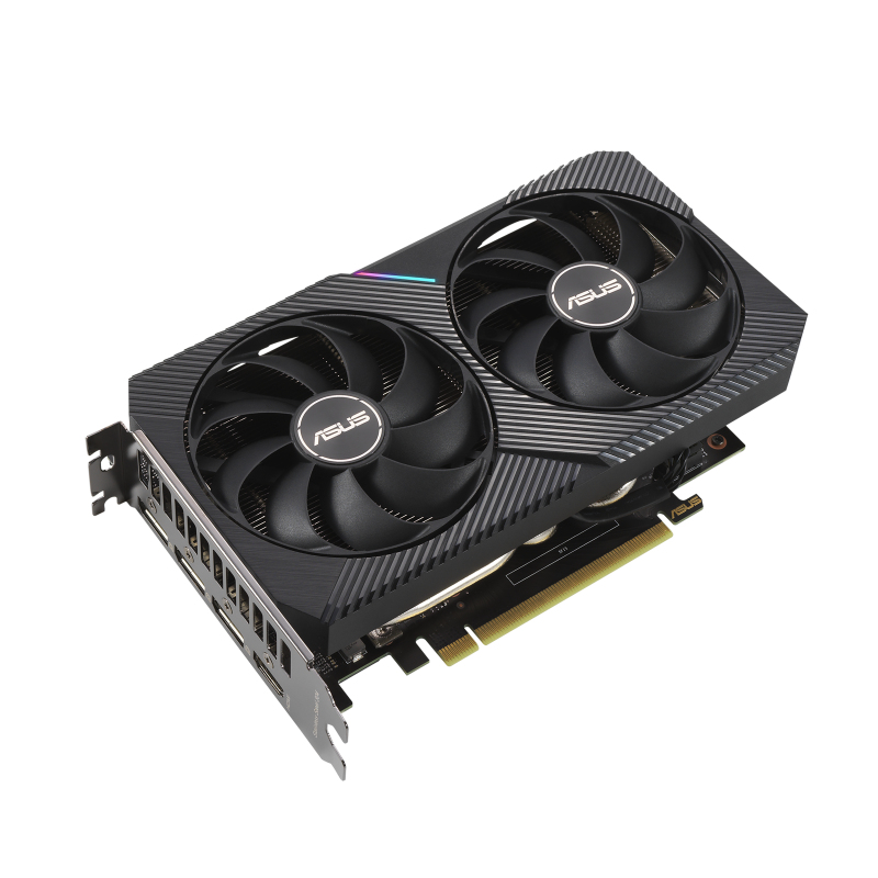 ASUS GeForce RTX™ 3060 Ti Dual V2 Mini LHR (90YV0FT3-M0NA00) (NVIDIA, Grafikkarte)
