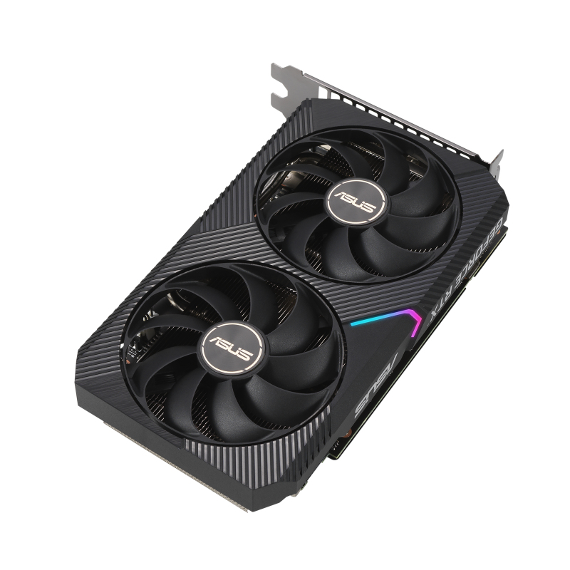 ASUS GeForce RTX™ 3060 Ti Dual V2 Mini LHR (90YV0FT3-M0NA00) (NVIDIA, Grafikkarte)