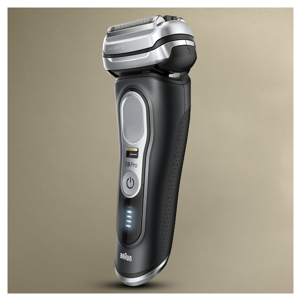 BRAUN 9410S Series 9 Pro Nass- und Trockenrasierer Wet&Dry Schwarz (inkl. Charging-Stand) Nass- und Trockenrasierer (Akkubetrieb, Schwarz, Wet & Dry)