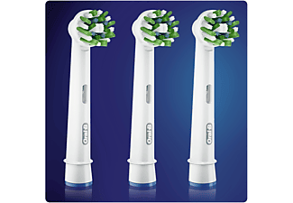 ORAL-B Cross Action Clean Maximizer 3er Weiß Aufsteckbürsten