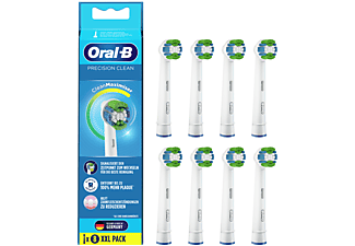 ORAL-B Precision Clean 8er Weiß Aufsteckbürsten