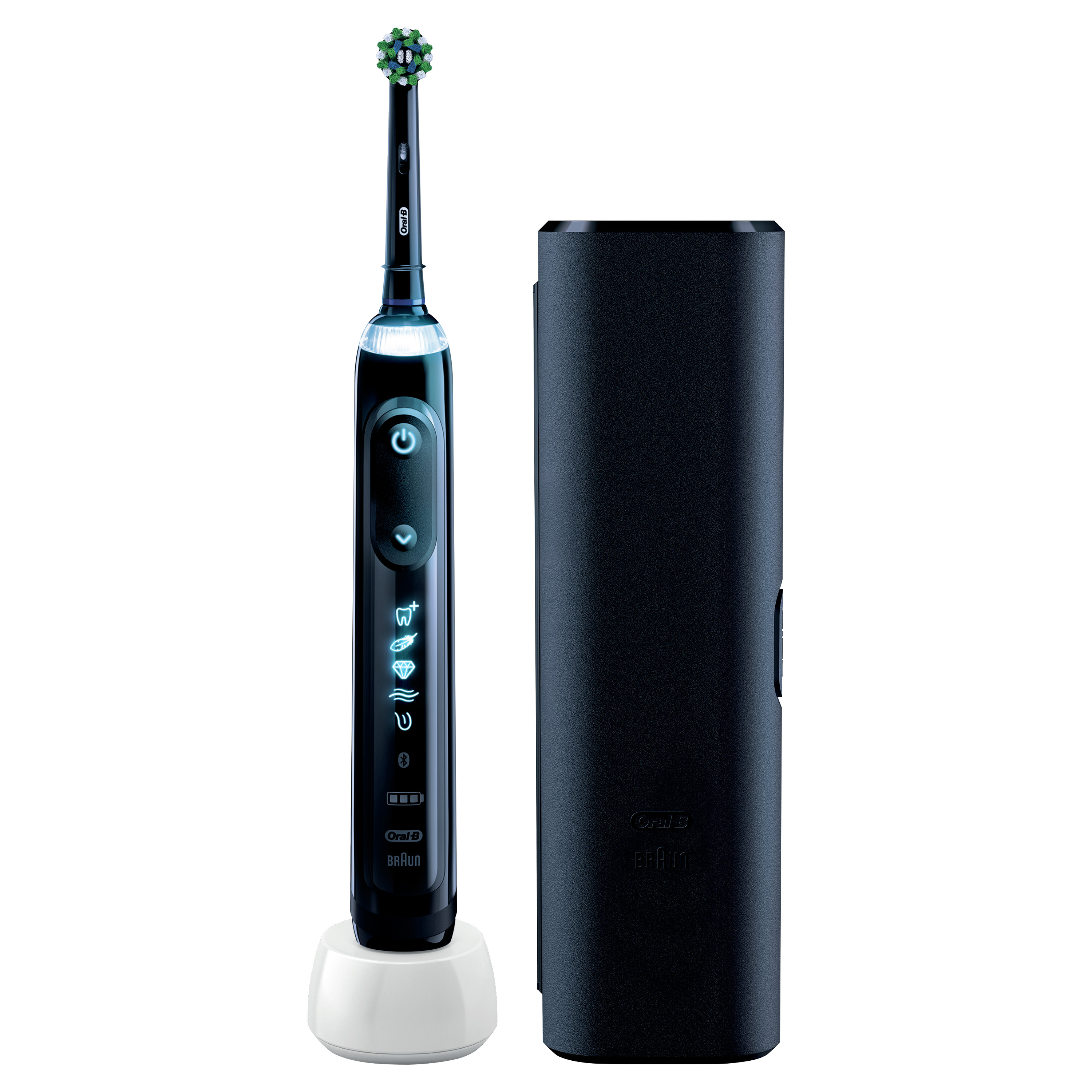 ORAL-B Genius X mit Reiseetui Elektrische Zahnbürste Midnight Black