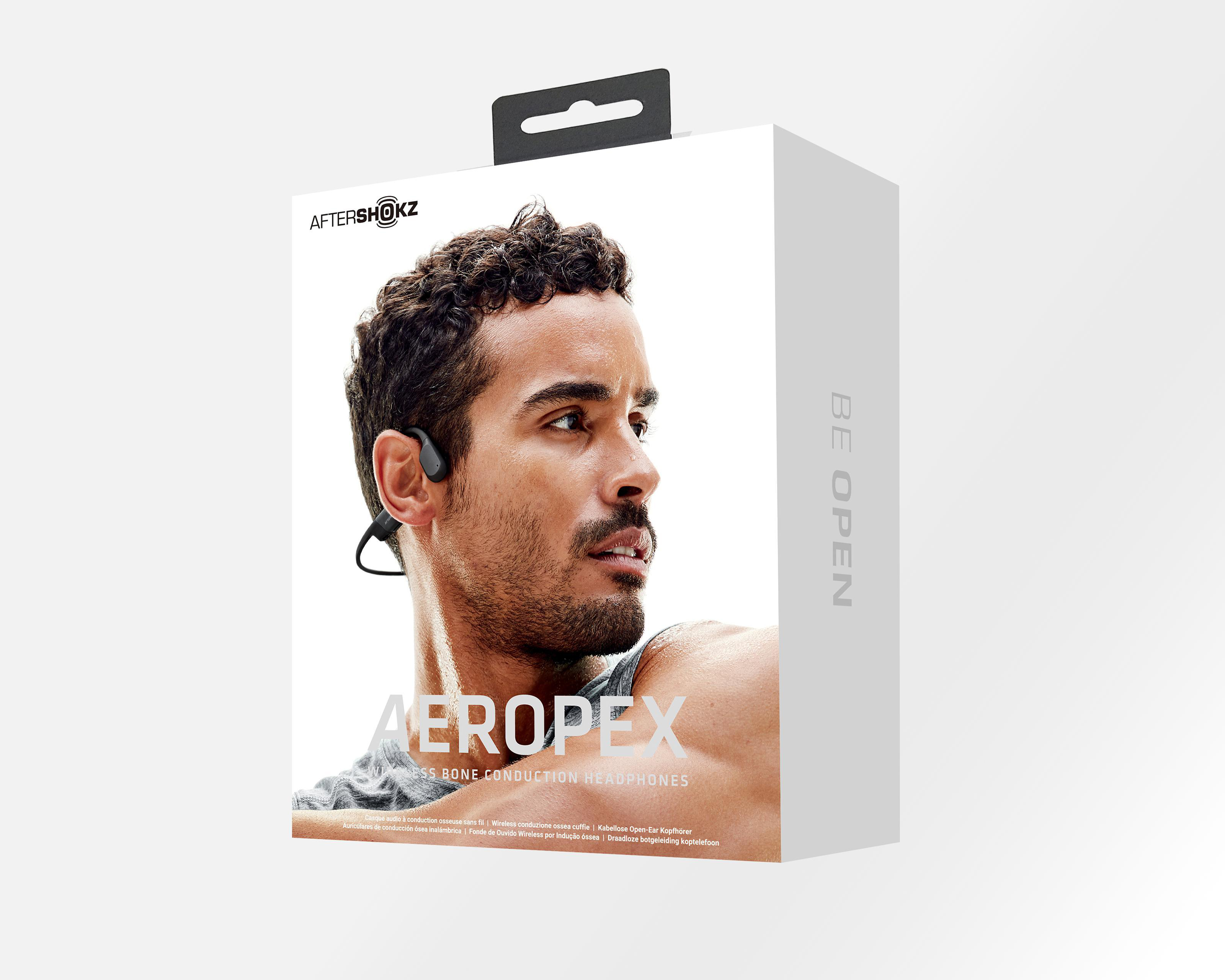 AFTERSHOKZ AEROPEX, Open-ear Headset Bluetooth Schwarz