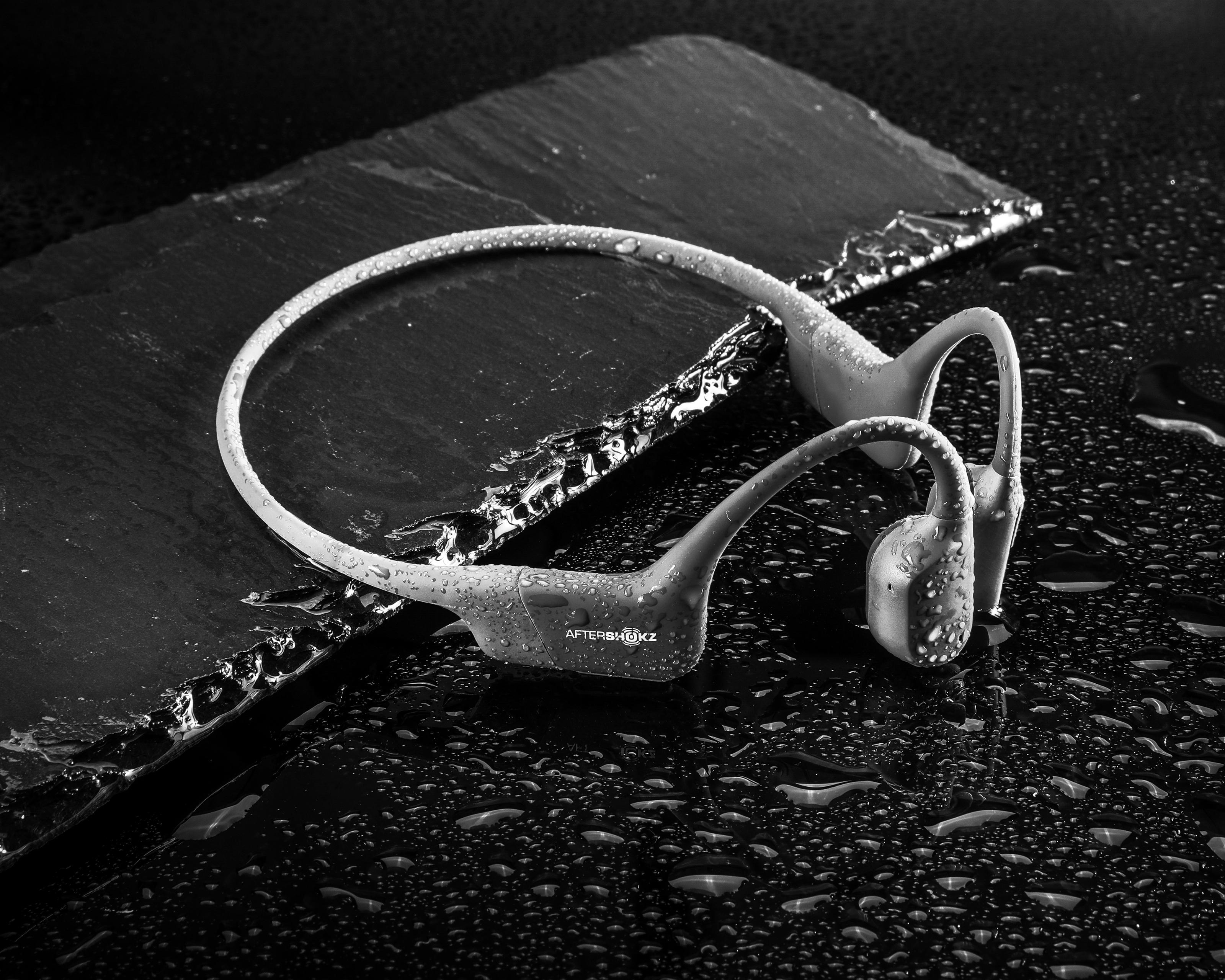 AFTERSHOKZ AEROPEX, Open-ear Headset Bluetooth Hellgrau